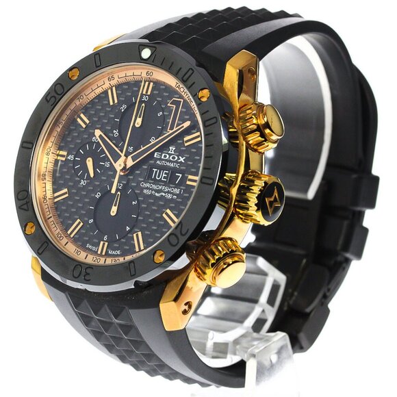 EDOX Chrono Offshore 1 01122-37R-NIR1-S Day date Automatic Men's Watch_763995 - Picture 2 of 6